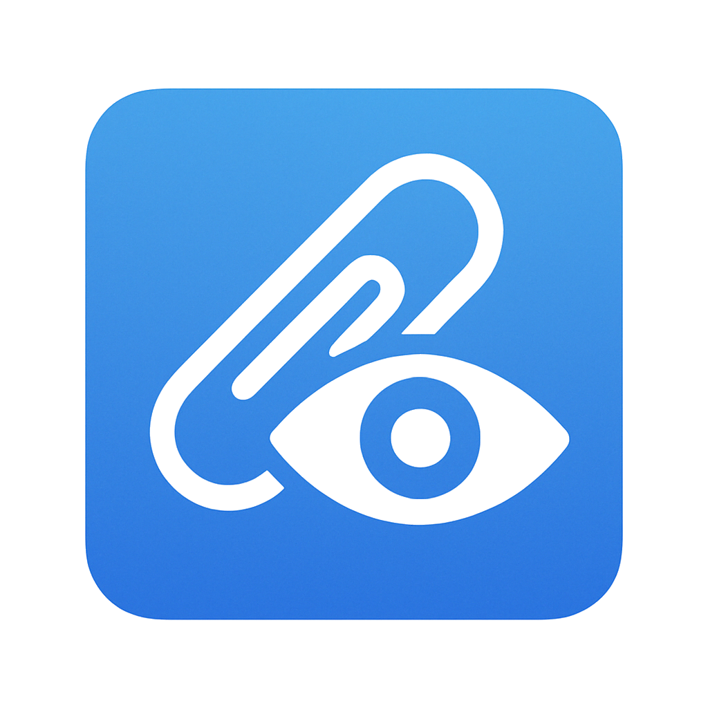 Attachment Preview Chrome Extension Logo - Email Attachment Previewer